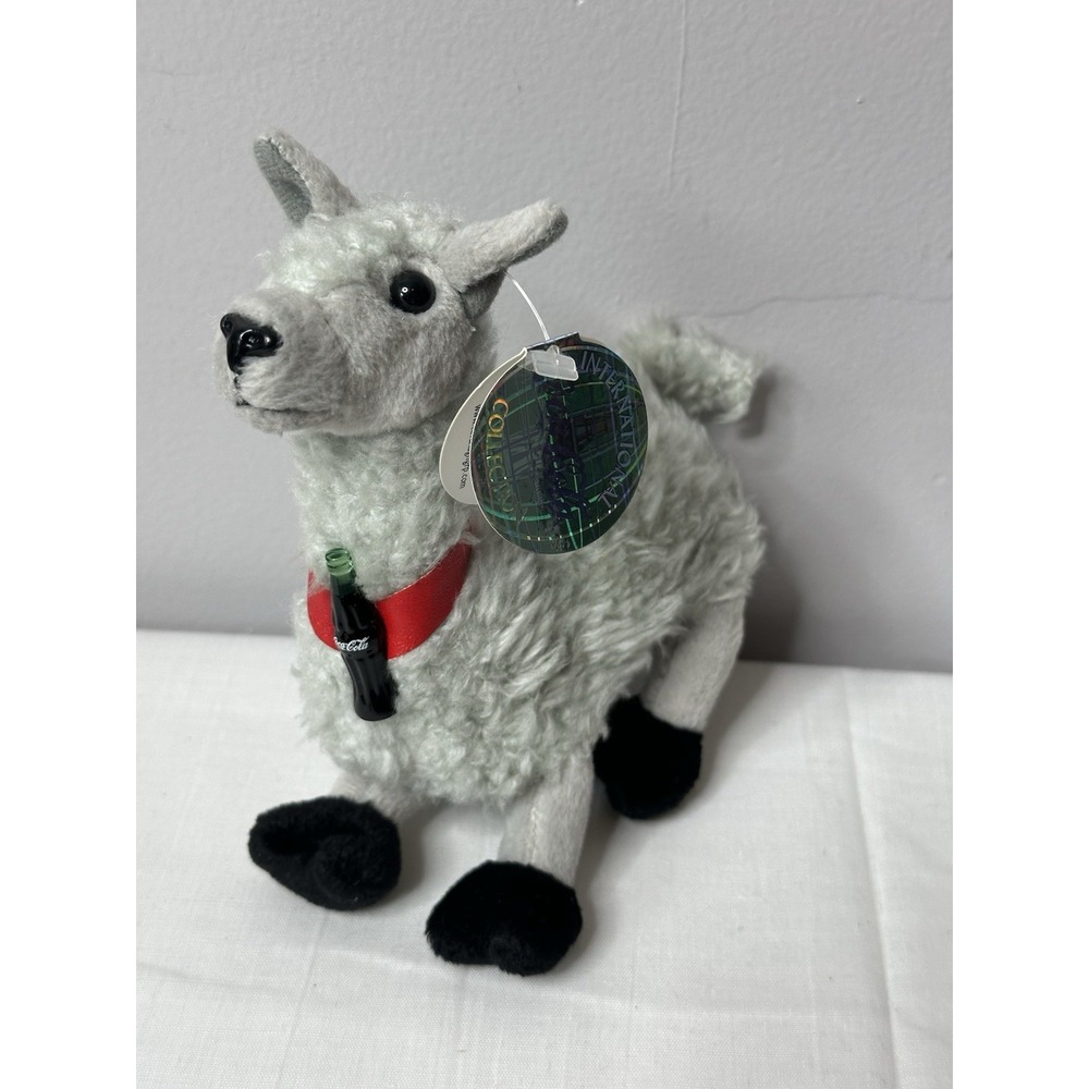 Coca Cola‎ Laffs Llama Bolivia 1999 Int. Collection W/ Tags Novelty Plush 6" Toy